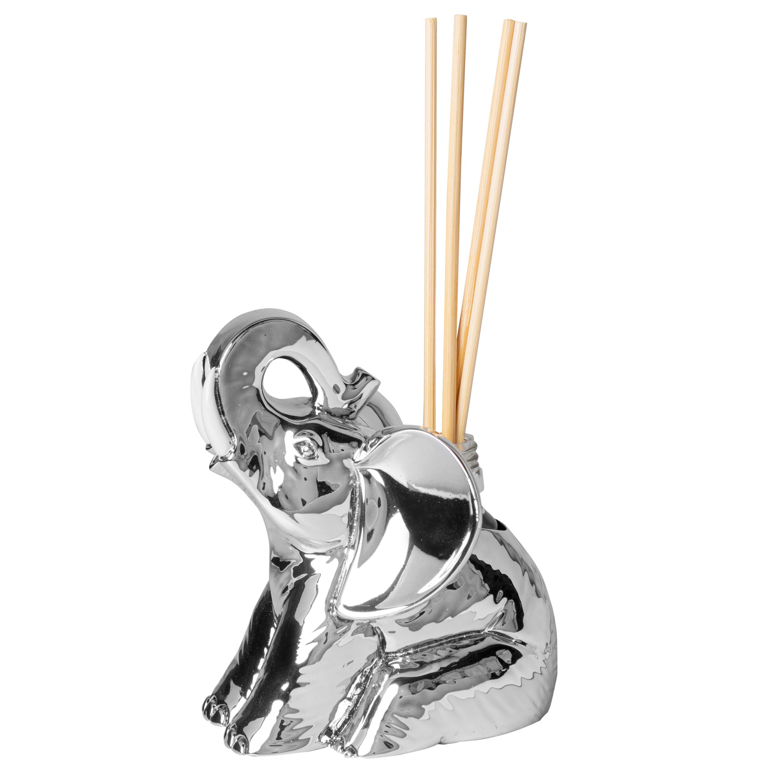 M2089P PROFUMATORE ELEFANTE SEDUTO metallizzato