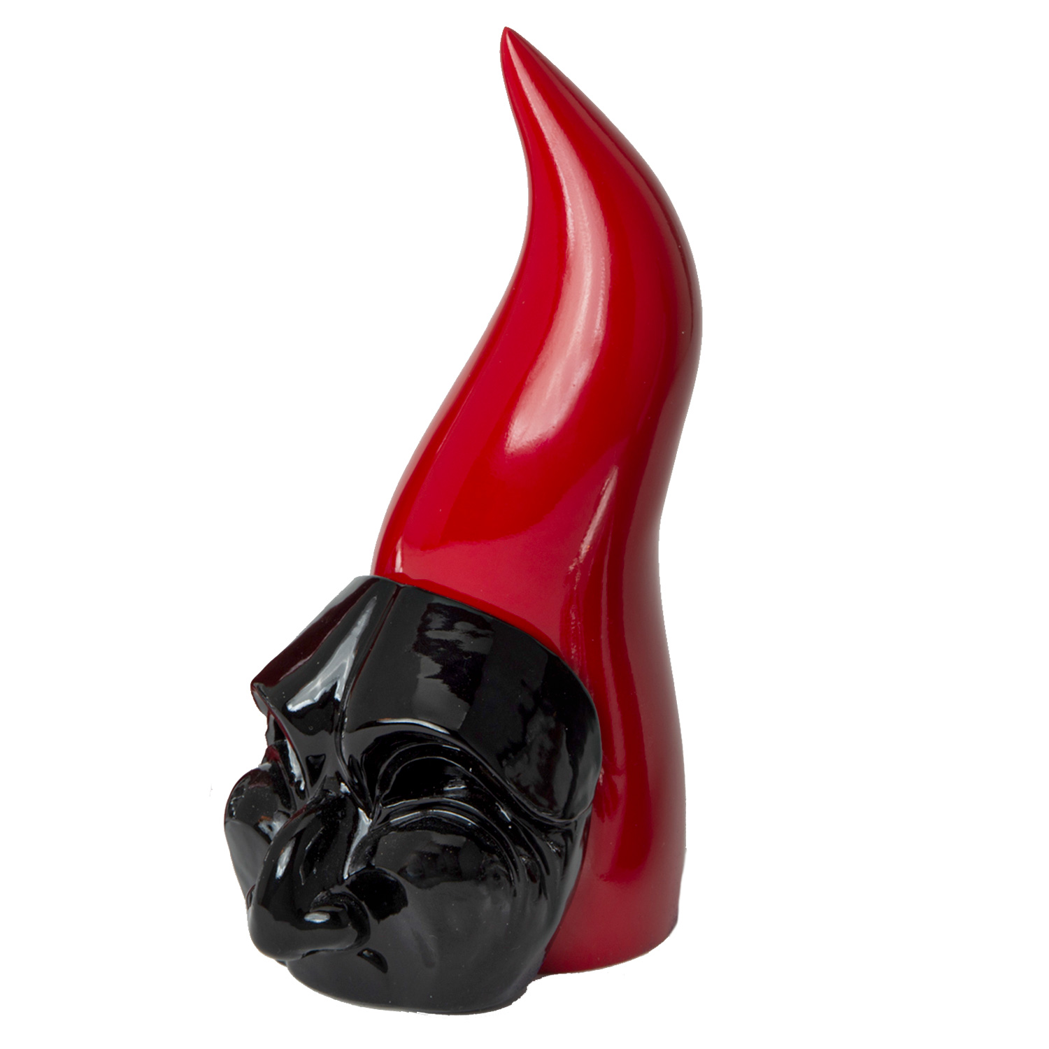 MASCHERA PULCINELLA SU CORNO H 19 - immagine 4